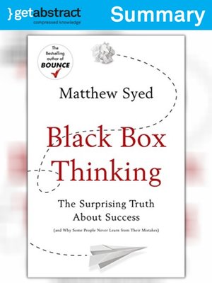 cover image of Black Box Thinking (Summary)